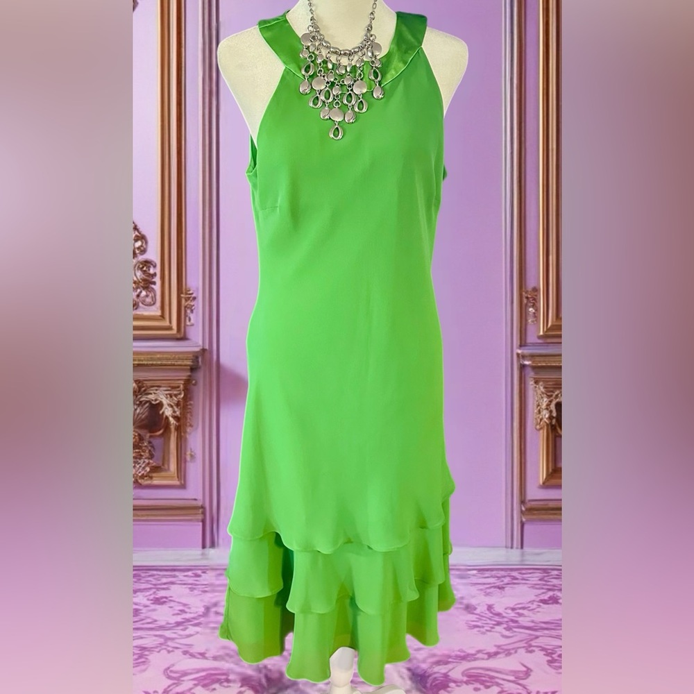 Pretty green dress sz 12 by bice